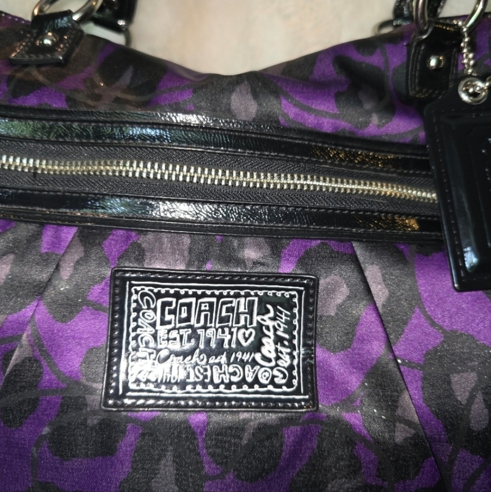 Coach Poppy Rare Ocelot Shimmer Bag - Picture 2 of 8